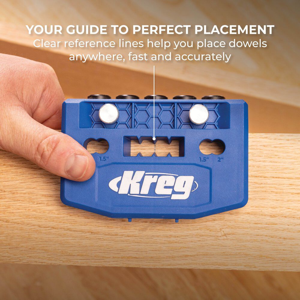 Kreg 1/4 inch, 3/8 inch, and 1/2 inch Dowel Jig Kit, large image number 10