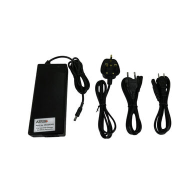 Atrix International Omega Cordless Charger with 3 Cords