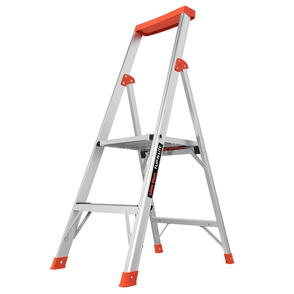 Little Giant Safety Flip-N-Lite M4 Type-1A Aluminum Step Ladder – 15272-001
