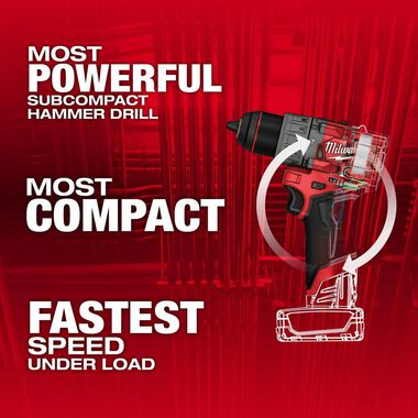 Milwaukee M12 FUEL 1/2inch Hammer Drill/Driver, large image number 1