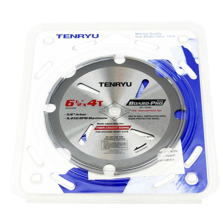 Tenryu Board-Pro Plus 6-1/2 In. x 4T PCD Tipped Saw Blade