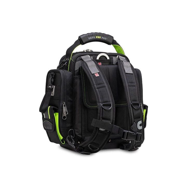 Veto Pro Pac 45 Lbs X-Large Zippered Meter Bag, Black/Hi-Viz Yellow, large image number 10