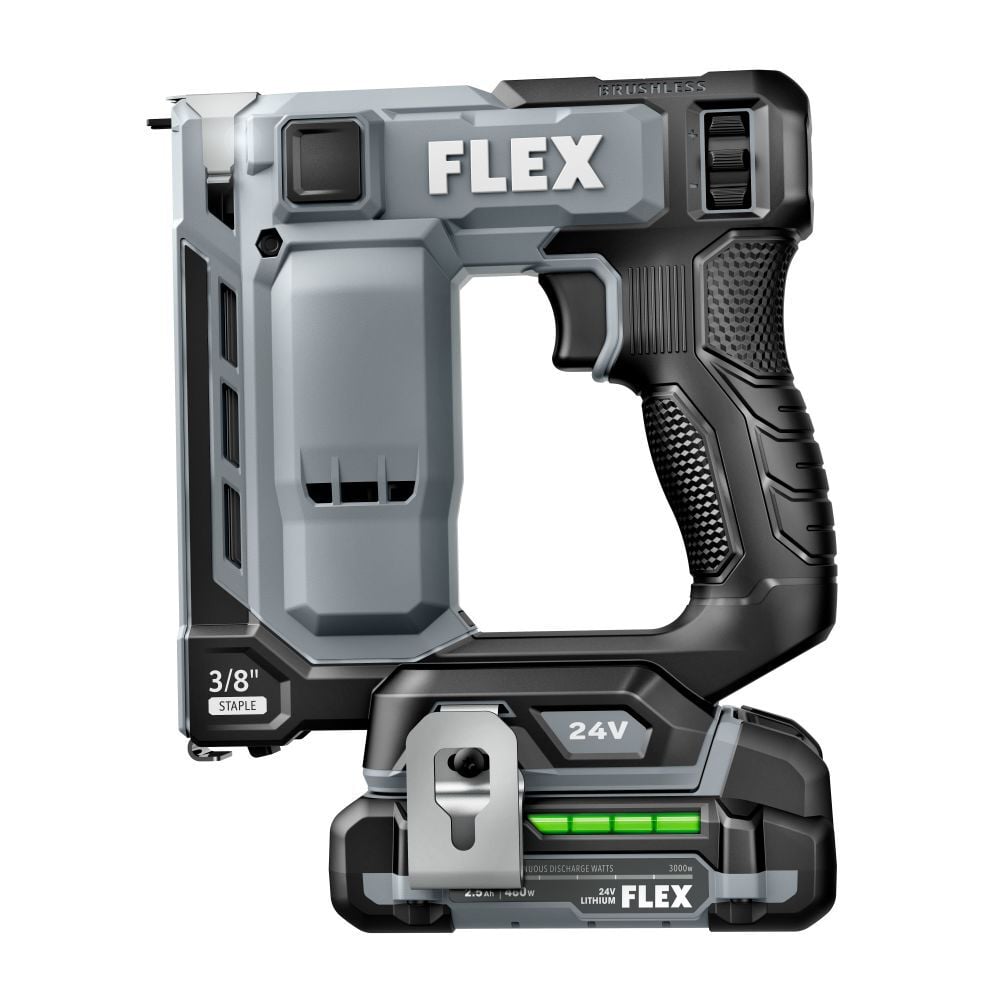 FLEX 24V Cordless 3/8 Inch Stapler Kit, large image number 4