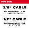 Milwaukee 3/8inch x 100' Inner Core Drum Cable, small image number 3