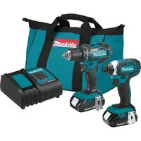 Makita 18V LXT Cordless 2 pc Combo Kit (1.5Ah)