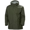Helly Hansen Mandal Rain Jacket Polyester Army Green 5X, small
