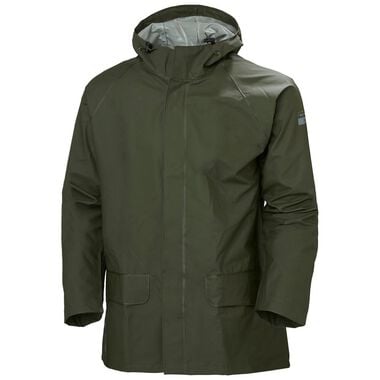 Helly Hansen Mandal Rain Jacket Polyester Army Green 5X