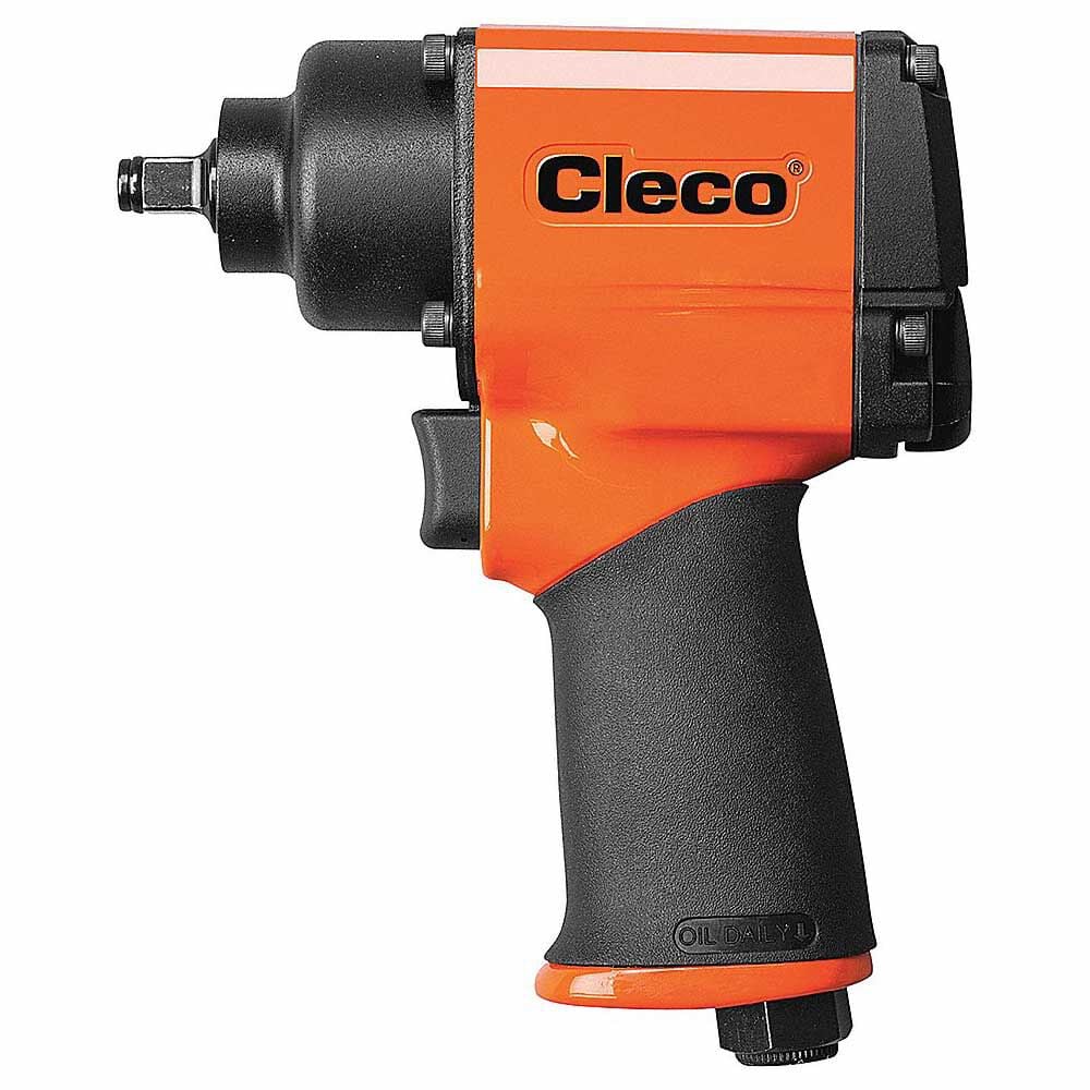 Cleco 3/8In Metal Air Impact Wrench with Ring Retainer, large image number 1