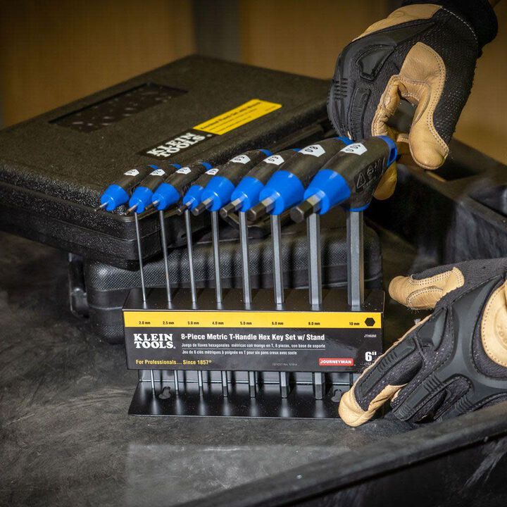 Klein Tools 6in Metric T-Handle Set 8 Pc, large image number 2