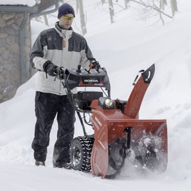 Honda 7HP 24In Two Stage Wheel Drive Snow Blower - Electric Start, large image number 1