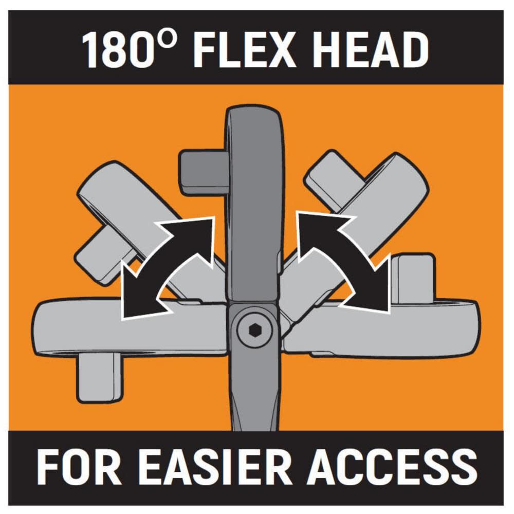 GEARWRENCH 120XP Ratchet 1/2 Inch Drive Dual Material Handle Locking Flex Head 19 Inch, large image number 4