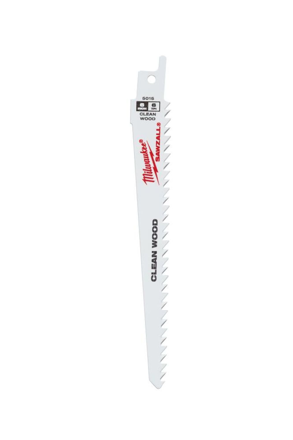 Milwaukee 6 in. 6 TPI Fleam Ground SAWZALL Blades 5PK, large image number 6