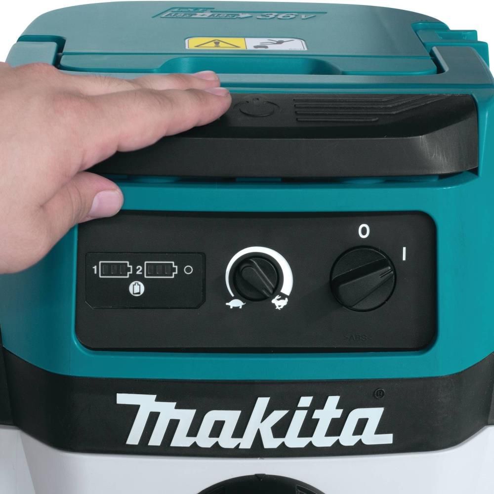 Makita Promotional 18V X2 36V 5.0Ah LXT Corded 2.1 Gallon HEPA Dry Dust Extractor Vacuum Kit, large image number 7