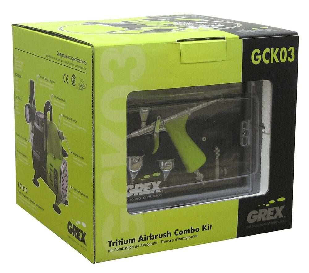 Grex Power Tools Tritium.TG Airbrush Combo Kit, large image number 1