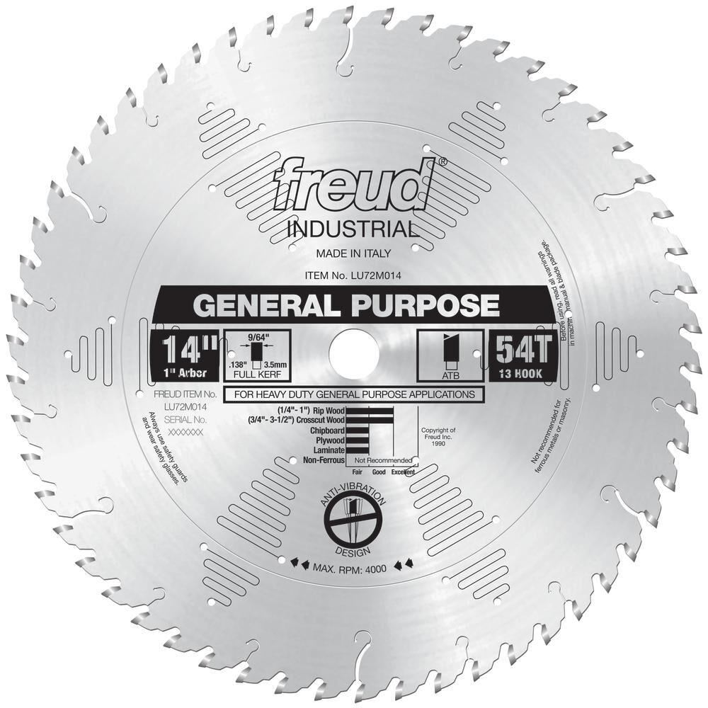 Freud 14in General Purpose Blade, large image number 2