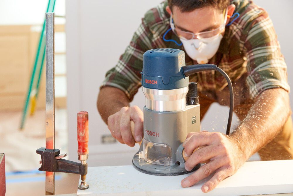 Bosch 2.25 HP Plunge and Fixed-Base Router Kit, large image number 6