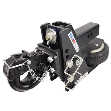 Shocker Hitch HD 20K Max Black 2.5 Inch Air Pintle Hitch - Military Style Hitch