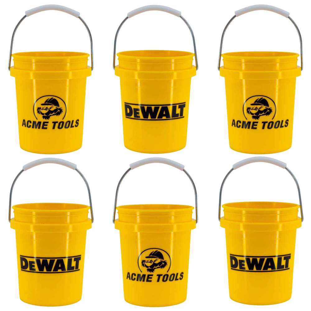 Acme Tools DEWALT Mini Bucket 6pk, large image number 1