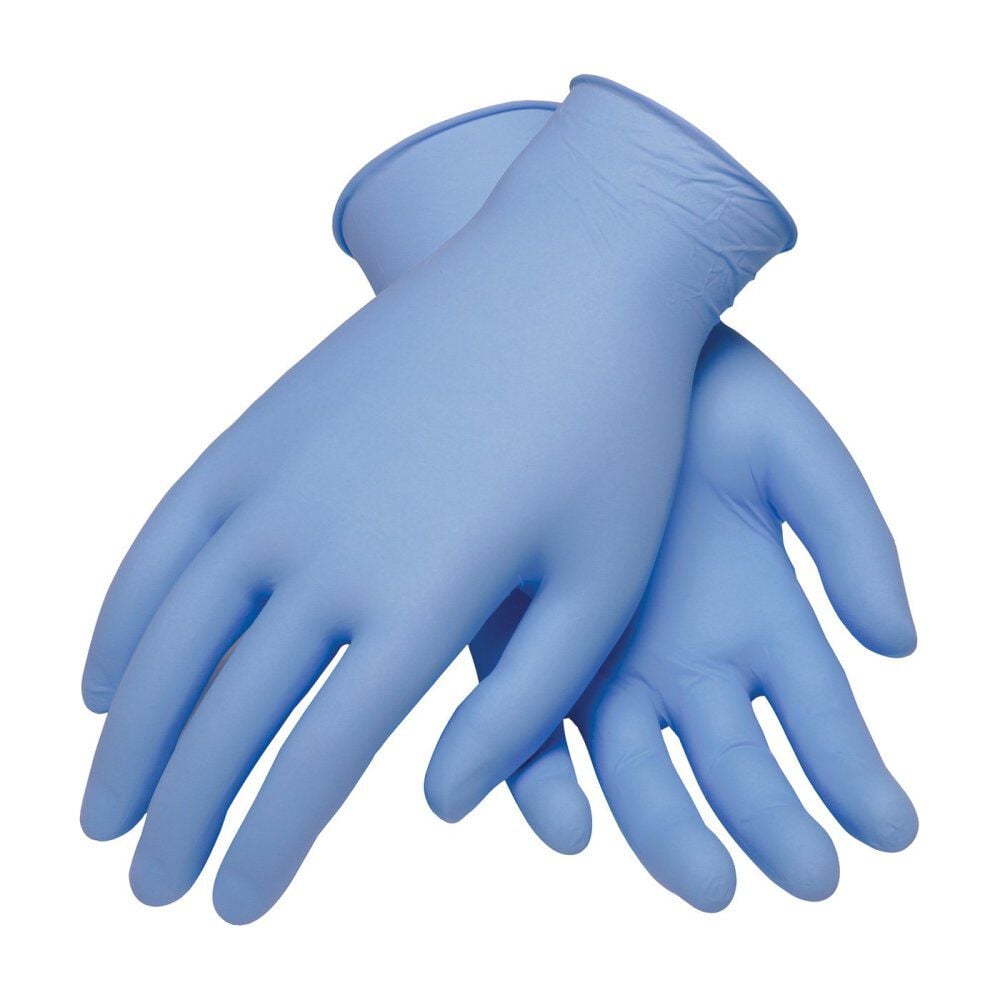 Protective Industrial Products Ambi-dex Turbo Blue Disposable Gloves XL, large image number 2