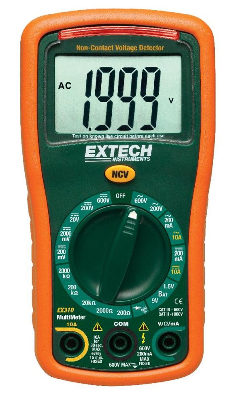 Extech MultiMeter with NCV, large image number 1