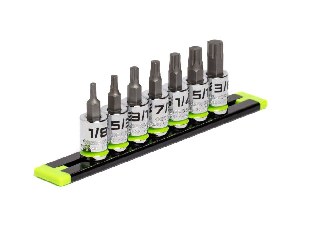 GripEdge Tools RPT 3/8 Inch Drive Short Hex Driver Set SAE 7 Pieces, large image number 2