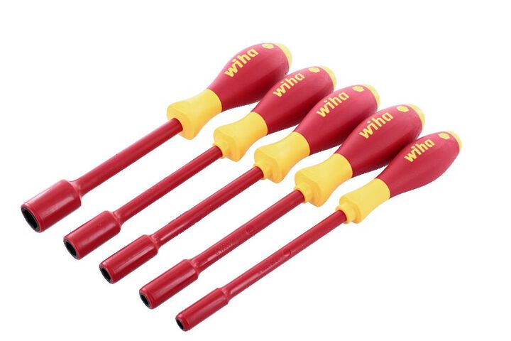 Wiha Insulated SoftFinish Inch Nut Driver Set 5 piece