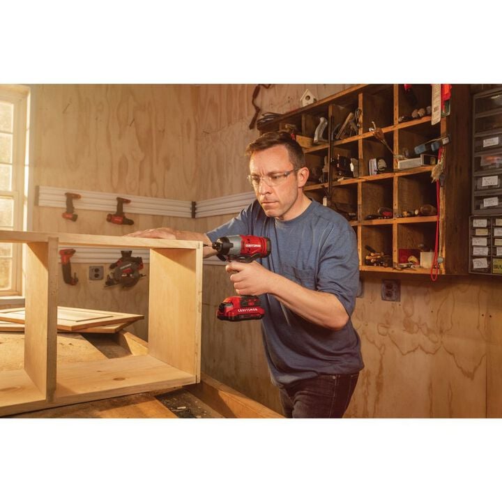 CRAFTSMAN V20* Cordless 1/4 Inch Impact Driver 2 Battery Kit, large image number 5