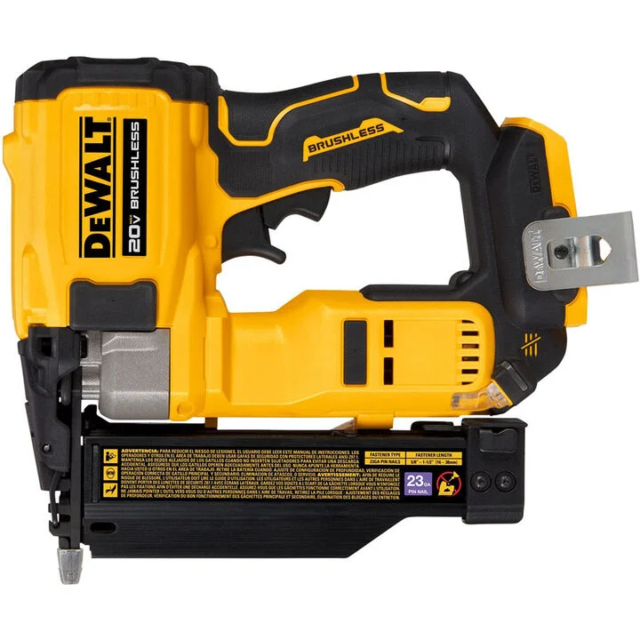 DEWALT ATOMIC Compact Series 20V MAX Pin Nailer 23 Gauge (Bare Tool)
