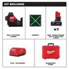 Milwaukee M12 Green Beam Laser 360 3-Plane Kit, small image number 4