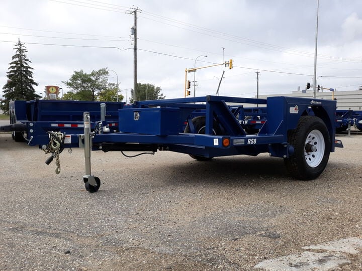 Air-Tow Trailers 8'6in Drop Deck Flatbed Trailer 52in Deck Width - 3500# Capacity, large image number 1