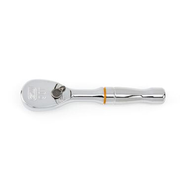 GEARWRENCH 3/8 Drive 90-Tooth Compact Head Stubby Teardrop Ratchet 4-1/2inin