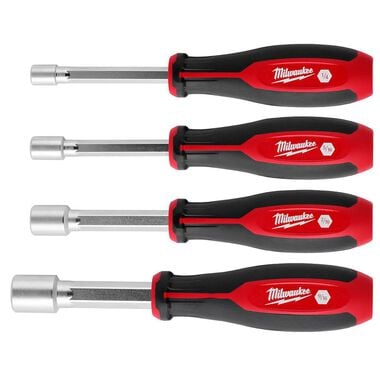 Milwaukee SAE HollowCore Magnetic Nut Driver Set 4pc