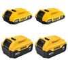 DEWALT 20V MAX 20V 2Ah/4Ah Lithium Ion Power Tool Battery Pack with Fuel Indicator (4 Pack), small image number 1