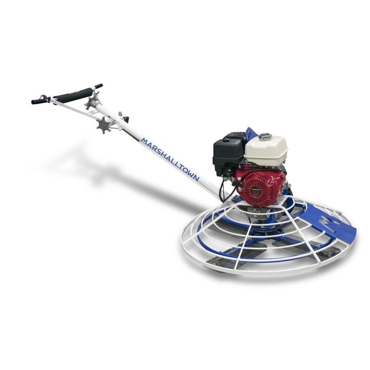 Marshalltown 36 Inch 160-260 cc Gas Engine Power Trowel with Knob Handle