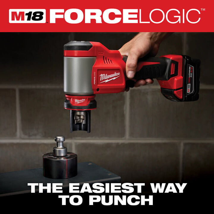 Milwaukee M18 FORCE LOGIC 10 Ton Knockout Tool 1/2 Inch to 2 Inch (Bare Tool), large image number 2