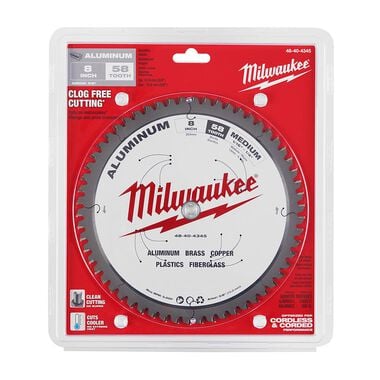 Milwaukee 8 in. Aluminum Cutting Circular Saw Blade, large image number 5