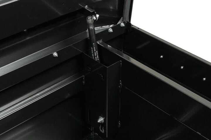 Weather Guard Saddle Truck Tool Box Steel Standard Gloss Black, large image number 6