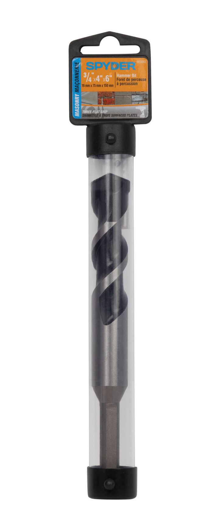 Spyder 3/4 Inch x 6 Inch Carbide-Tipped Impact Shank Hammer Drill Bit, large image number 8