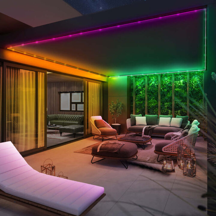 Feit Electric 20 Ft. 1000 Lumen Color Chasing and Tunable LED Tape Light, large image number 4