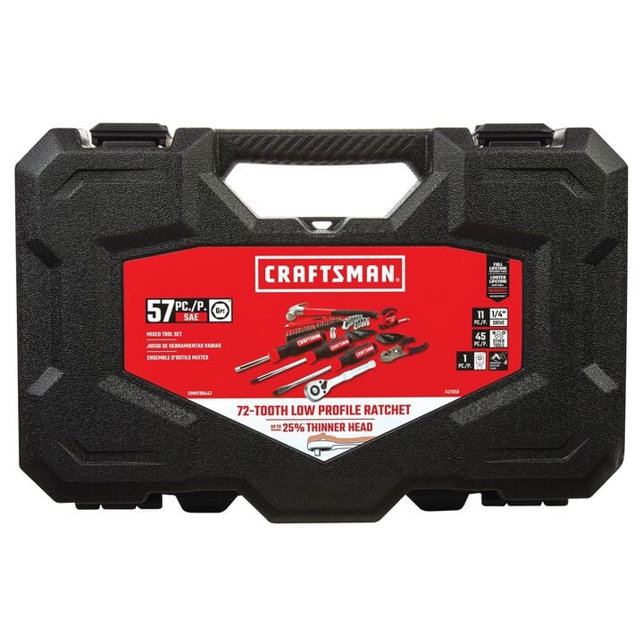 CRAFTSMAN Mixed Mechanics Tool Set, 57 Piece, large image number 3