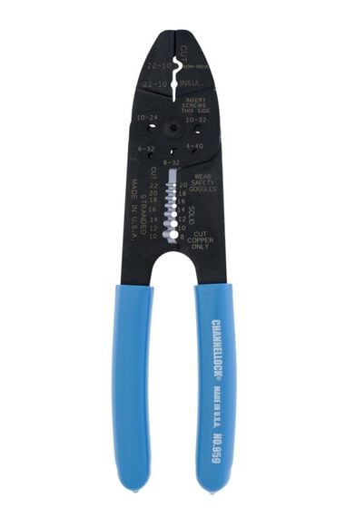 Channellock 8-1/4In Wiring Tool Wire Stripper Crimping Tool