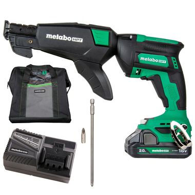 Metabo HPT 18V MultiVolt Cordless Drywall Screw Gun w/ Collated Screw Magazine