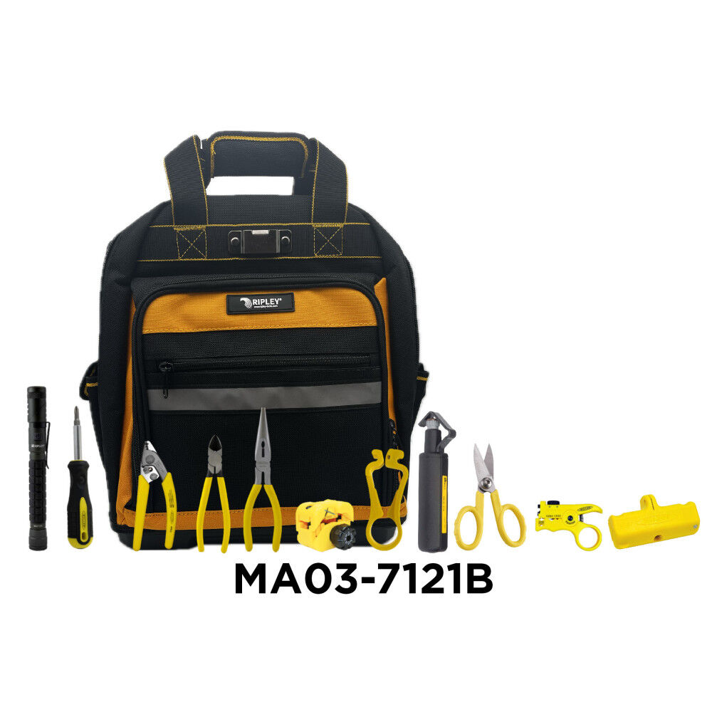 Ripley Miller Basic Fiber Optic Prep Kit with Backpack Bag, large image number 1