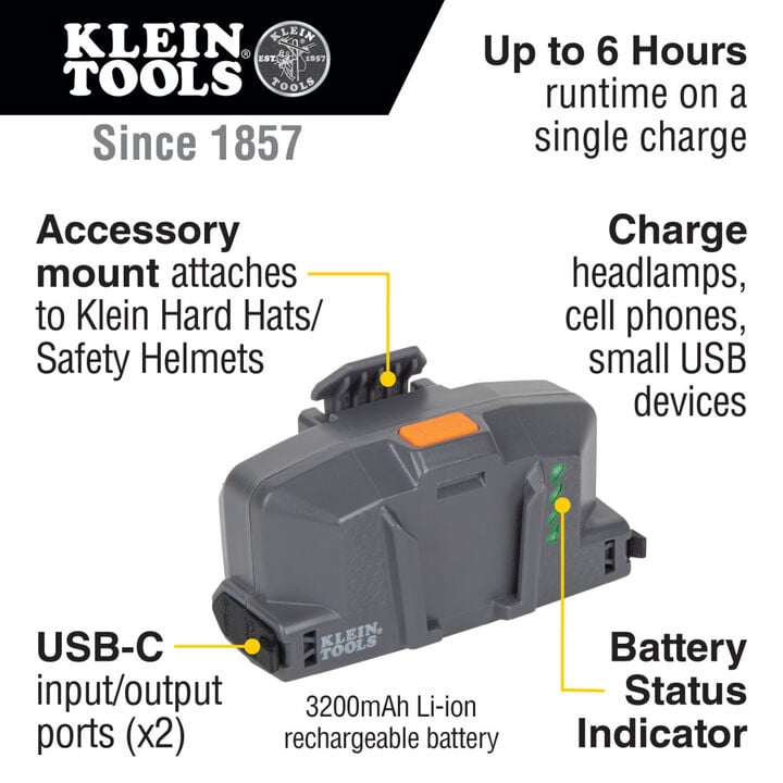 Klein Tools Hard Hat Cooling Fan, large image number 3