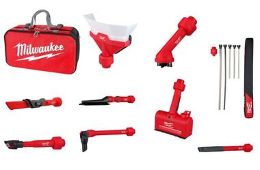 Milwaukee M12 AIR-TIP Vacuum Tool Accessories General Construction Bundle
