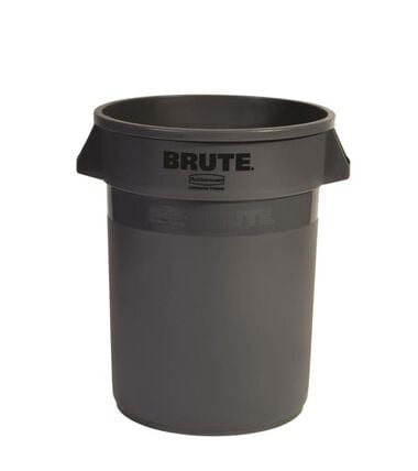Rubbermaid 32 gal BRUTE Container Without Lid Gray, large image number 0