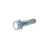 Hillman 1/4-14 x 3/4in Zinc Hex Washer Head Self Drilling Screw 100pk, small image number 1
