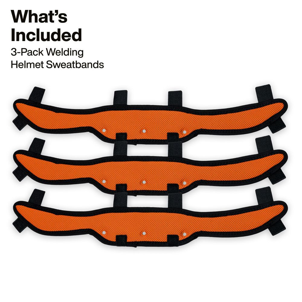 Klein Tools Phoenix Series Panoramic Welding Helmet Sweatband Replacement 3 Pieces, large image number 2