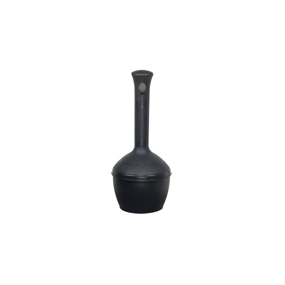 Justrite 4 Gallon Eco Black Plastic Outdoor Ashtray, large image number 1