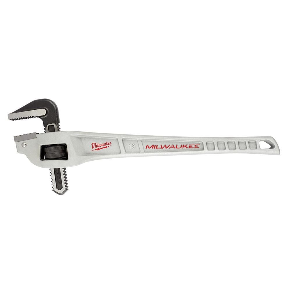 Milwaukee 18 in. Aluminum Offset Pipe Wrench - 48-22-7185
